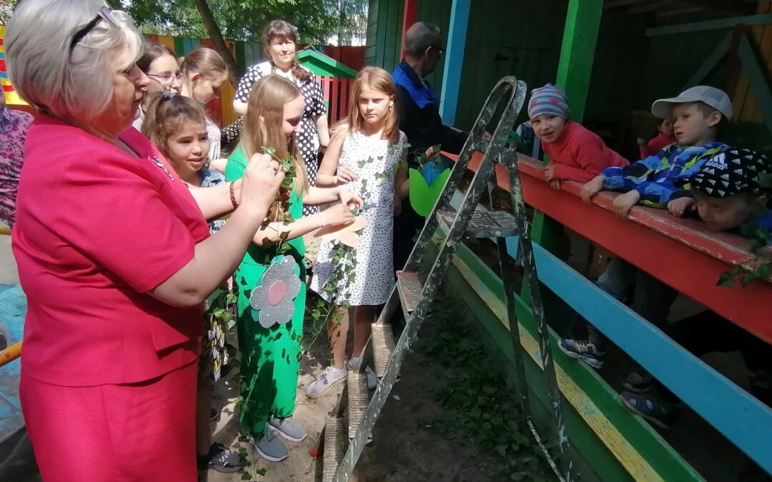 Ученики Воскресной школы Елизаветинского храма в с.Дивеево посетили МБДОУ детский сад № 3 «Колокольчик»