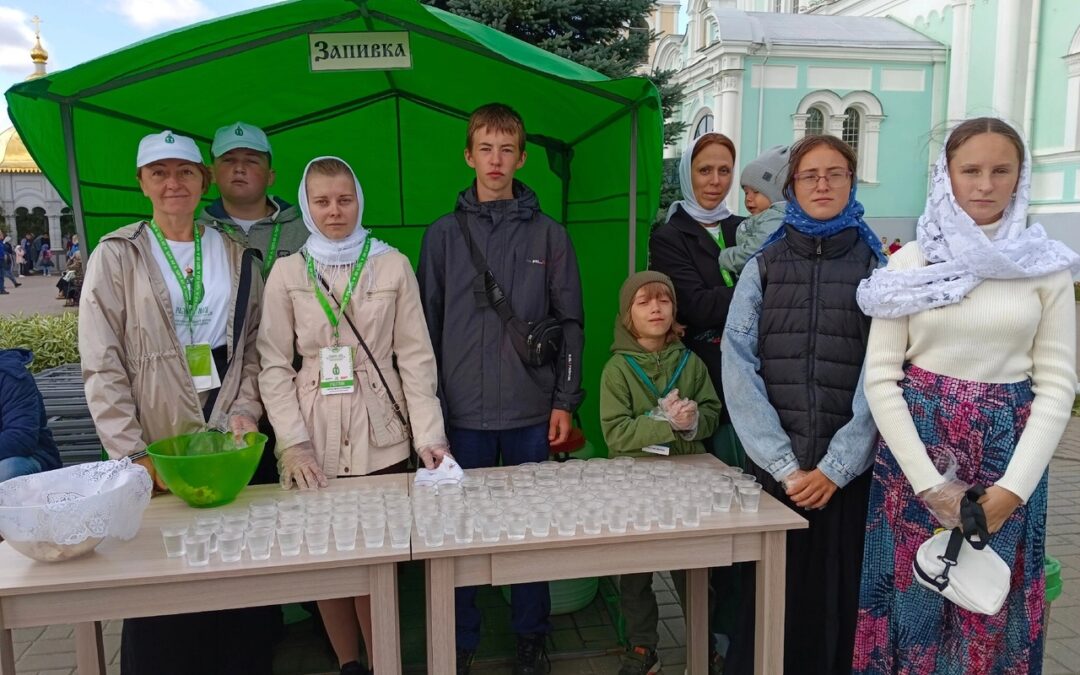 Волонтерская помощь на праздник Успения Пресвятой Богородицы